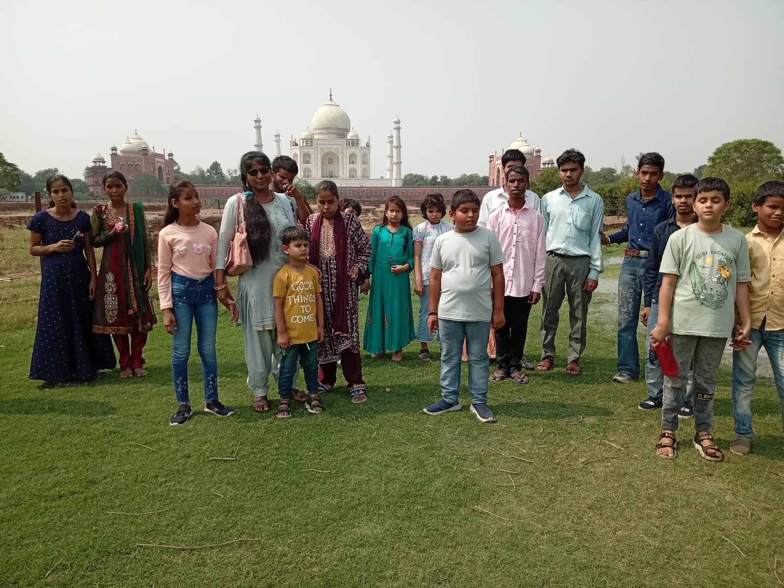 Blind children will visit the Taj Mahal