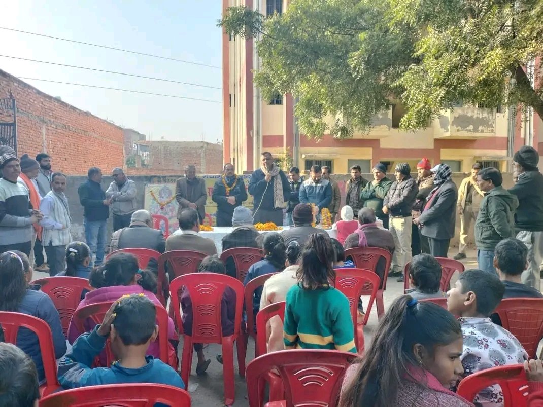 Melody that moves hearts: Our talented stars performing for Hon'ble MLA Dr. Dharmpal Singh!" 🎤✨